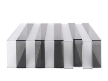 JENGA - Rectangular glass coffee table by Gianfranco Ferré Home - view 2